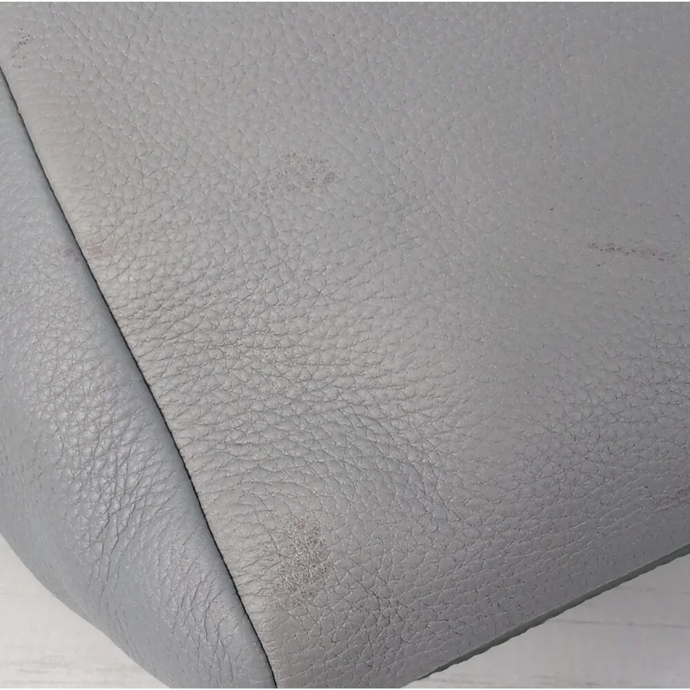 Fossil Sydney Large Leather Tote Smokey Blue Grey